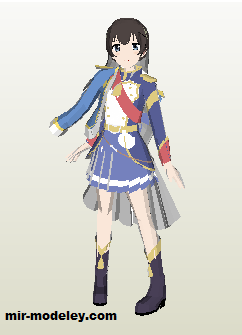 №19224 - Hikari Kagura (RageBurster) из бумаги