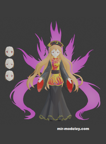 №19206 - JUNKO (RageBurster) из бумаги