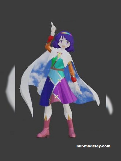 №19214 - Yukari Yakumo (RageBurster) из бумаги