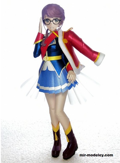 №19228 - Junna Hoshimi (RageBurster) из бумаги