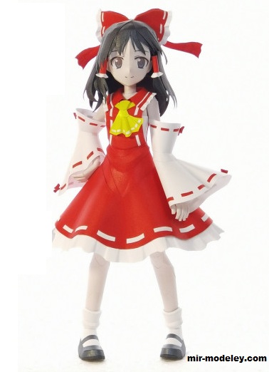 №19216 - Hakurei Reimu Ver. 3 (RageBurster) из бумаги