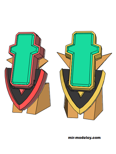 №19210 - Aegis Core Crystal (RageBurster) из бумаги