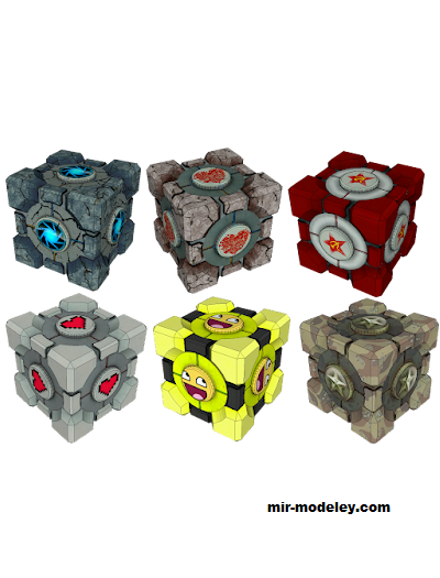 №19247 - Грузовой куб / Weighted Storage Cube (MooNFishr) из бумаги