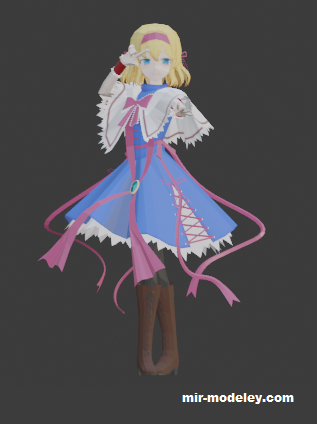 №19205 - Alice Megatron (RageBurster) из бумаги