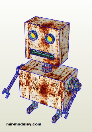 №19162 - Робот DROID (szigetiart) из бумаги