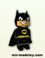 №19315 - BATMAN (pepe) из бумаги