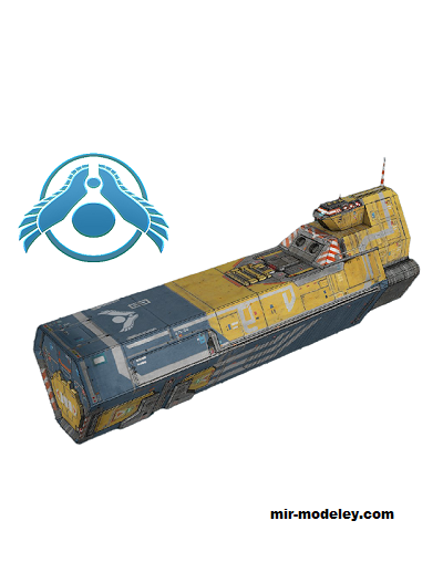 №19275 - Сборщик ресурсов / Kushan Resource Collector (MooNFishr) из бумаги