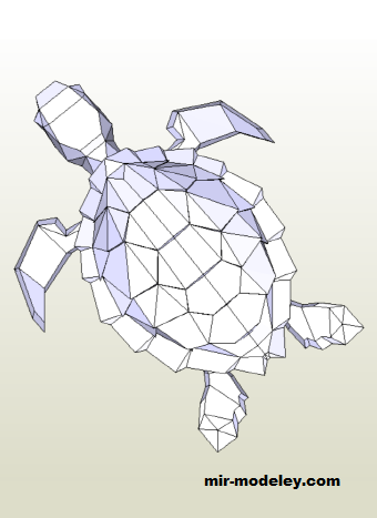 №19341 - TURTLE (zxc6713) из бумаги