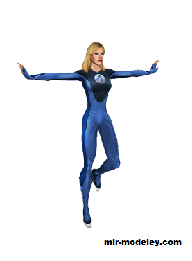 №19267 - Сьюзан / Susan Storm (MooNFishr) из бумаги