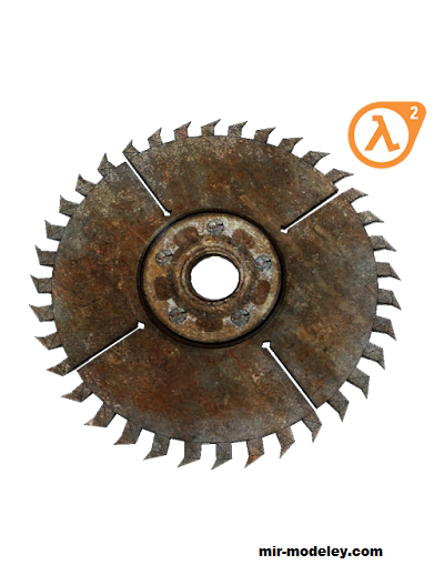 №19266 - Дисковая пила / Sawblade (MooNFishr) из бумаги