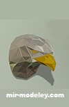 №19313 - Bald Eagle Wallmount (TheDArt) из бумаги