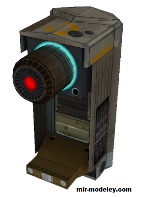 №19260 - Батарея версия 2 / Battery v2 (MooNFishr) из бумаги