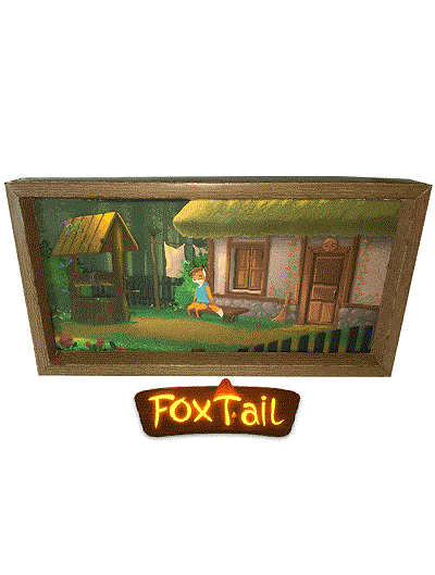 №19276 - Дом бабушки Фени / Grandma's House Diorama (MooNFishr) из бумаги