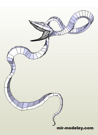 №19342 - Vine snake (zxc6713) из бумаги
