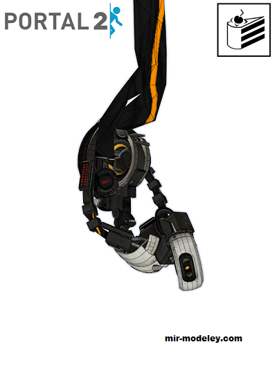 №19283 - ГЛаДОС / GLaDOS (MooNFishr) из бумаги