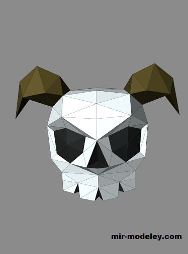 №19314 - Маска CALAVERA- NI (pepe) из бумаги