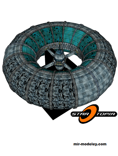 №19297 - Космическая станция / Space Station (MooNFishr) из бумаги