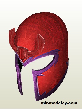 №19442 - Onslaught/Magneto Helmet for Foam (PepMaster) из бумаги