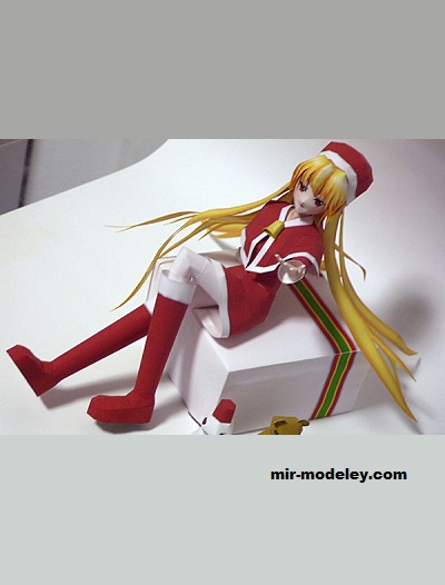 №19399 - Сотай Сёдзё Xmas Костюм ver / Sotai Shoujo Xmas Costume ver (Moekami) из бумаги