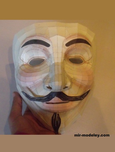 №19438 - Anonymous mask (dhal) из бумаги