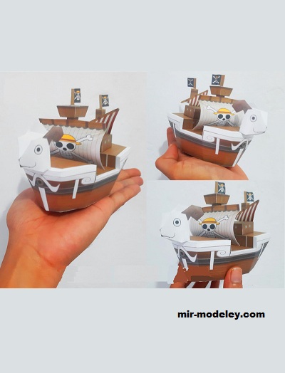 №19456 - Гоинг Мерри / Going Merry (craft tama) из бумаги