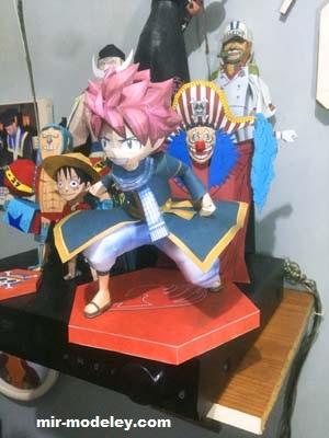 №19454 - Нацу Драгнил / Natsu Dragneel (craft tama) из бумаги