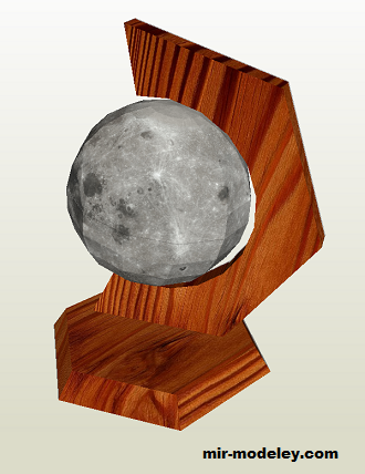№19451 - Moon globe (masaki) из бумаги