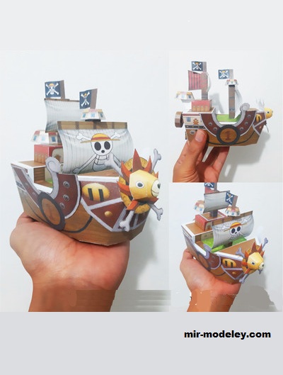 №19457 - Таузенд Санни / Thousand Sunny (craft tama) из бумаги