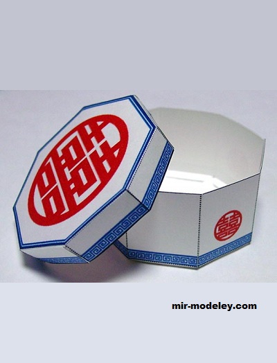 №19439 - Chinese Style Gift Box (abnet) из бумаги