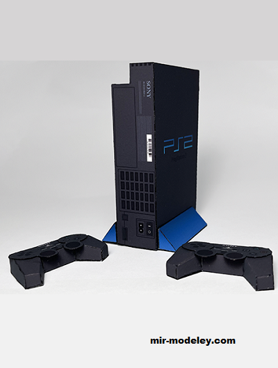 №19427 - PlayStation 2 (Kacanonon) из бумаги