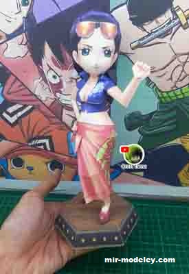 №19450 - Нико Робин / Nico Robin (craft tama) из бумаги