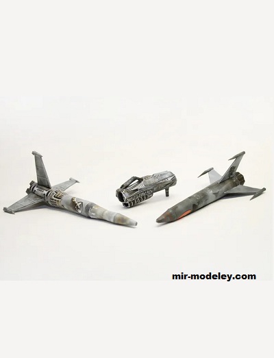 №19547 - SLV Strangelove Rockets (Metalfist) из бумаги