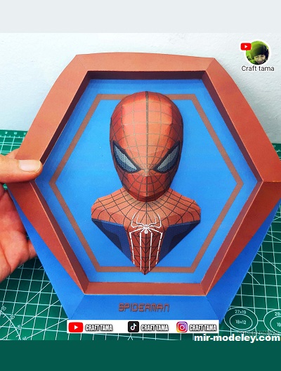 №19465 - Человек-паук / Spider-Man (craft tama) из бумаги