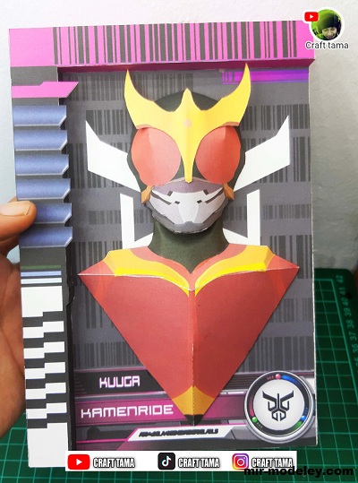 №19460 - Камен Райдер Кууга / Kamen Rider Kuuga (craft tama) из бумаги