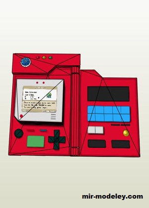 №19528 - Pokemon, Pokedex (AnimEric) из бумаги