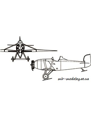 №1925 - Avia BH-5 Boska [АВС 1972-13] из бумаги