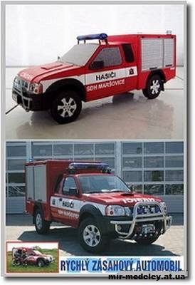 №1926 - RZA Nissan Pickup KingCab 2,5 TDi 4x4 (PMHT 04) из бумаги