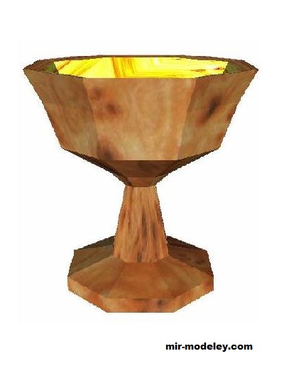 №19581 - Indiana Jones's Holy Grail (Wolf) из бумаги