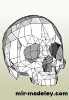 №19568 - Череп / Skull (saeid72) из бумаги