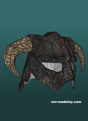 №19569 - Iron Helmet (Nurik) из бумаги