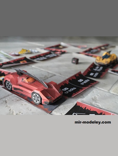 №19559 - Настольная игра Carmageddon Board Game (Metalfist) из бумаги