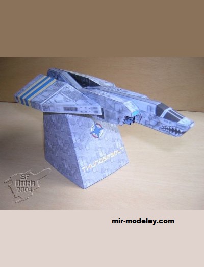 №19584 - Thunderbolt VII (HUCHEZ Marc) из бумаги