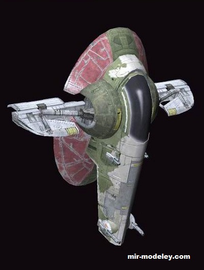 №19658 - Космичеcкий корабль Раб I / Slave 1 (Slawek) из бумаги