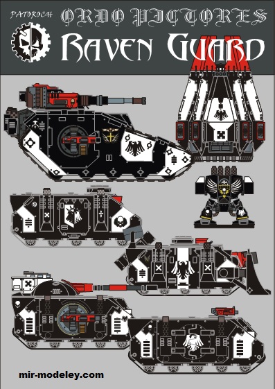 №19827 - Raven Guard (Eli Patoroch) из бумаги