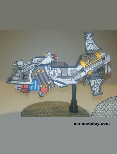 №19829 - Jetbike — Commander of the Ravenwing (Eli Patoroch) из бумаги