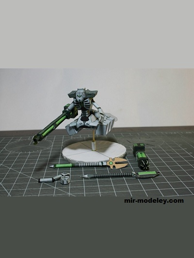 №19811 - Necron Destroyer (Eli Patoroch) из бумаги