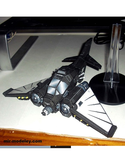 №19840 - Dark Talon / Nephilim Jetfighter — Dark Angels (Eli Patoroch) из бумаги