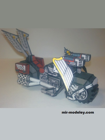 №19828 - Bike Ravenwing (Eli Patoroch) из бумаги