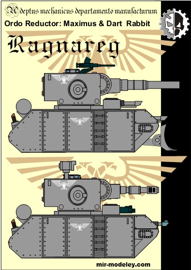 №19939 - Ragnarek — Ordo Reductor: Maximus & Dart Rabbit (Eli Patoroch) из бумаги