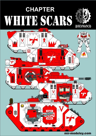 №20047 - White Scars 3 (Eli Patoroch) из бумаги